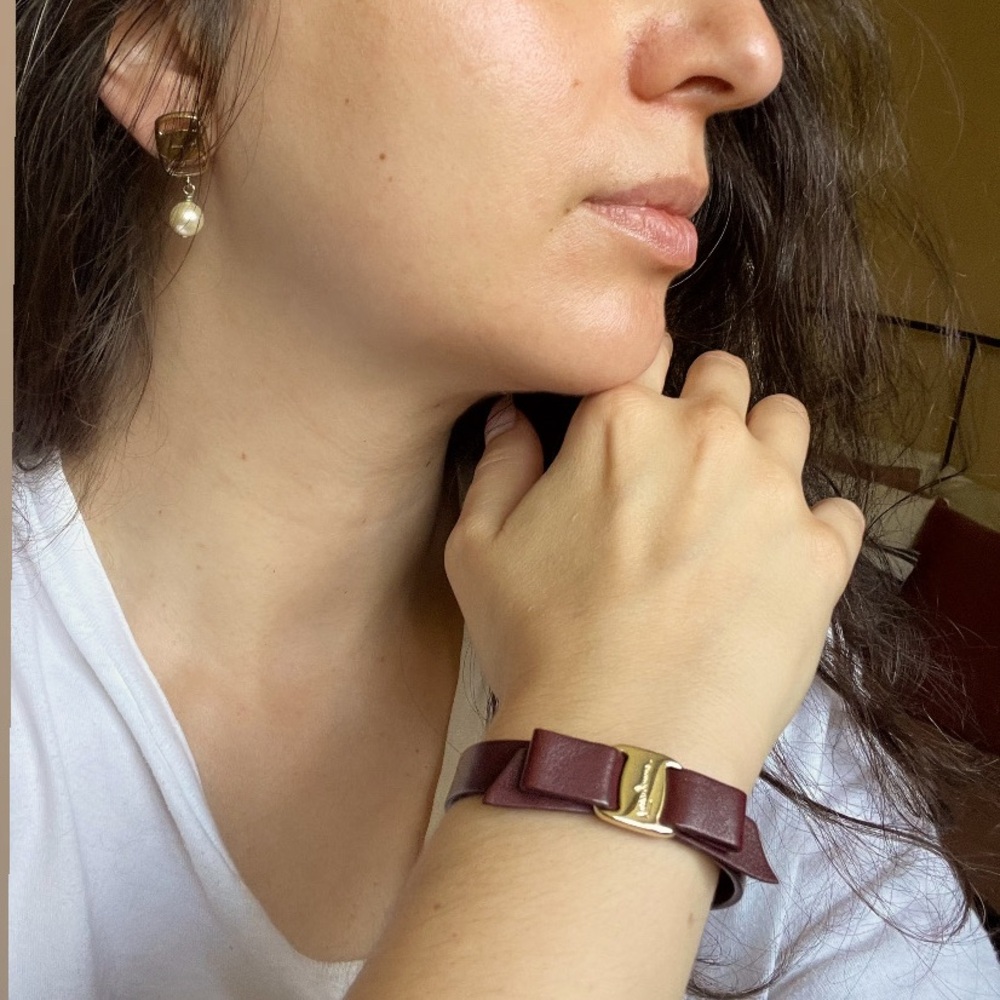 Salvatore Ferragamo Leather Bracelet